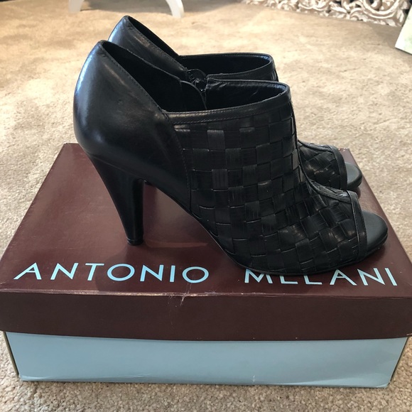 Antonio Melani Peep-toe Booties - Picture 2 of 6